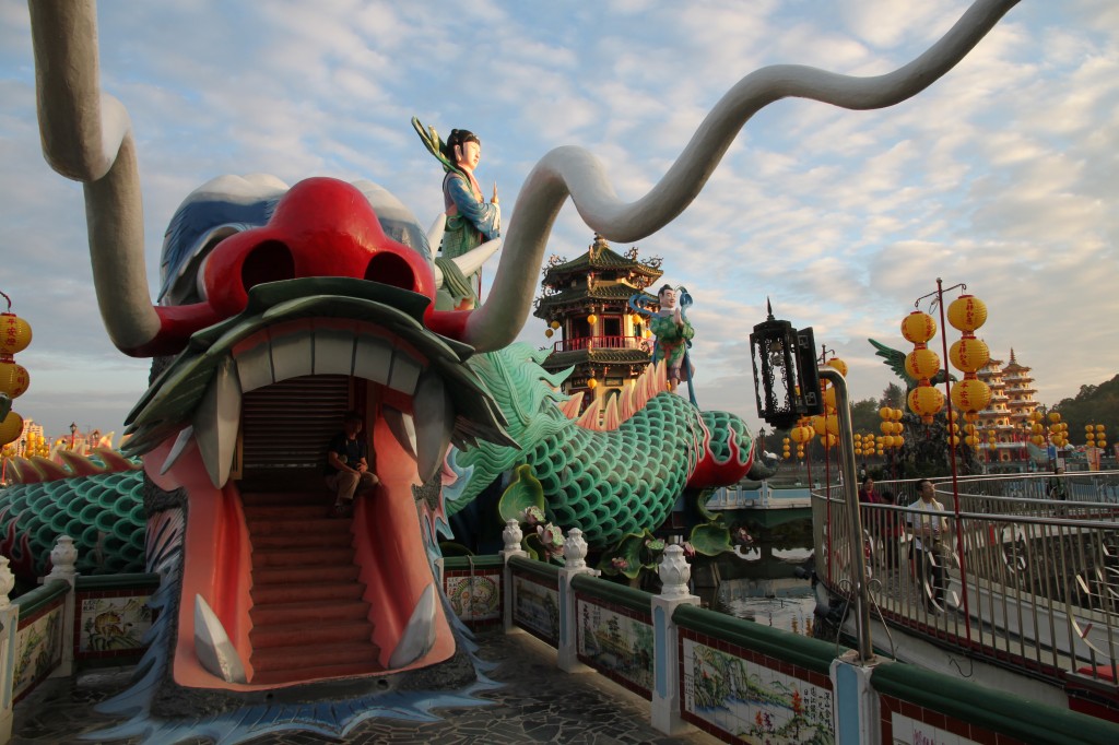 Spring and autumn pagodas at the Lotus Pond in Kaohsiung