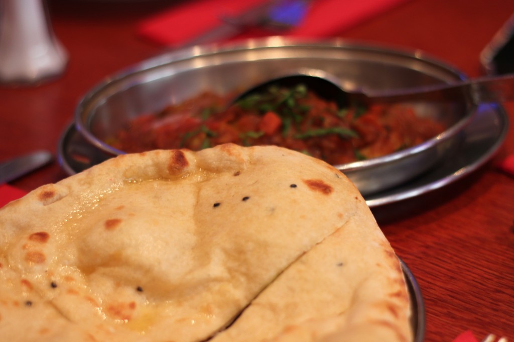 naan and curry